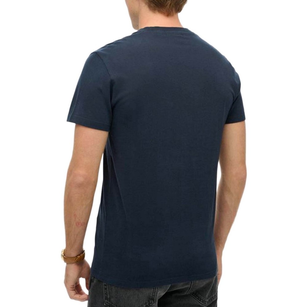 SUPERDRY ESSENTIAL LOGO EMB T-SHIRT ΜΠΛΟΥΖΑ ΑΝΔΡΙΚΗ NAVY