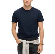 SUPERDRY ESSENTIAL LOGO EMB T-SHIRT ΜΠΛΟΥΖΑ ΑΝΔΡΙΚΗ NAVY