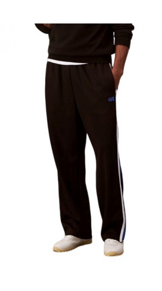 CALVIN KLEIN JEANS STRETCH TWILL TRACK PANT ΦΟΡΜΑ ΠΑΝΤΕΛΟΝΙ ΑΝΔΡΙΚΟ BLACK