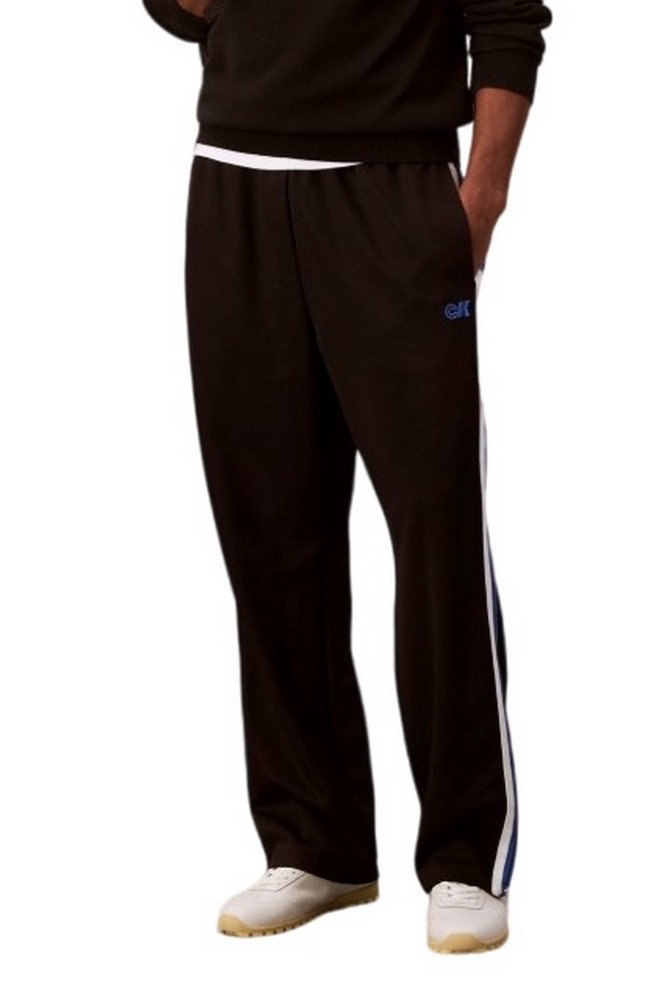 CALVIN KLEIN JEANS STRETCH TWILL TRACK PANT ΦΟΡΜΑ ΠΑΝΤΕΛΟΝΙ ΑΝΔΡΙΚΟ BLACK