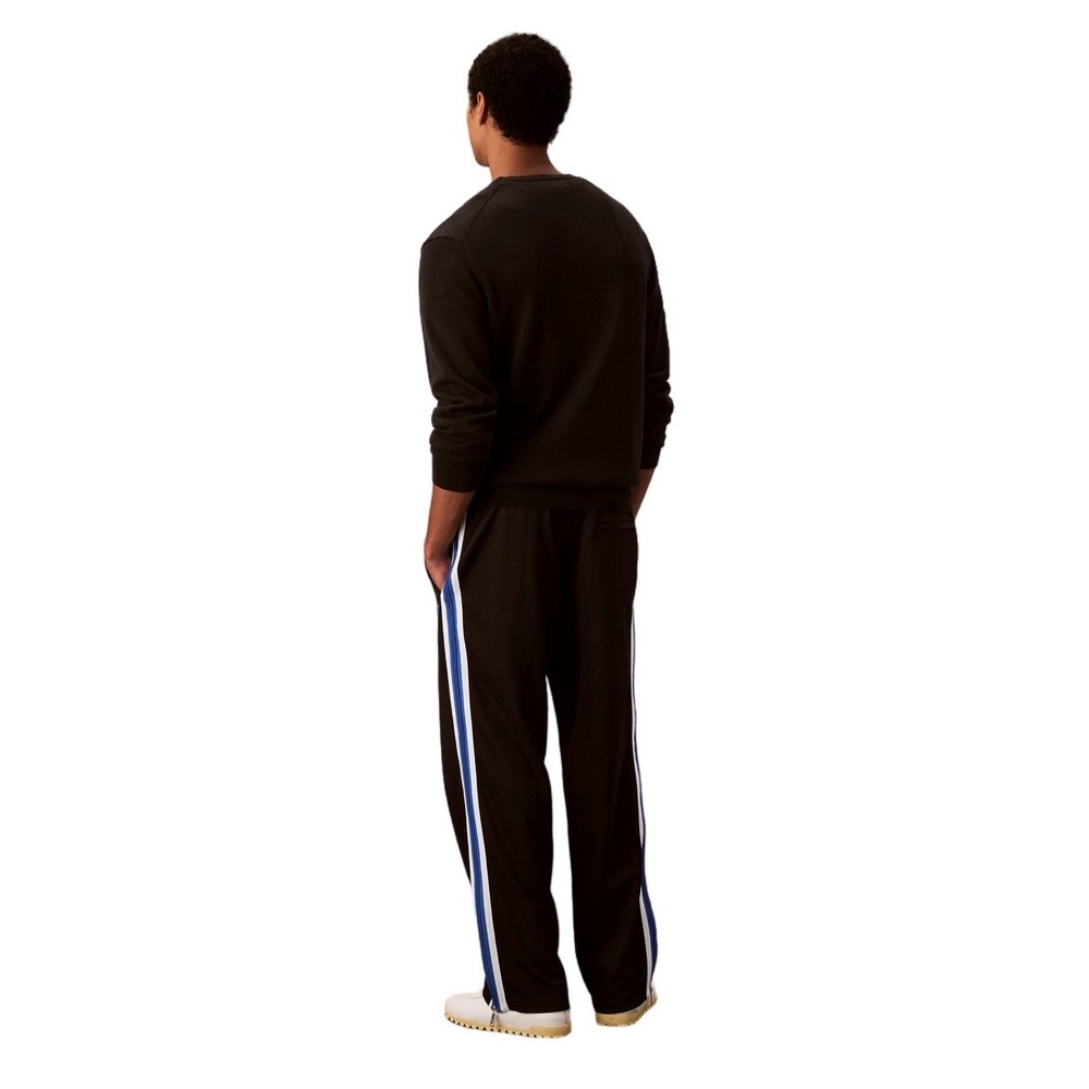 CALVIN KLEIN JEANS STRETCH TWILL TRACK PANT ΦΟΡΜΑ ΠΑΝΤΕΛΟΝΙ ΑΝΔΡΙΚΟ BLACK
