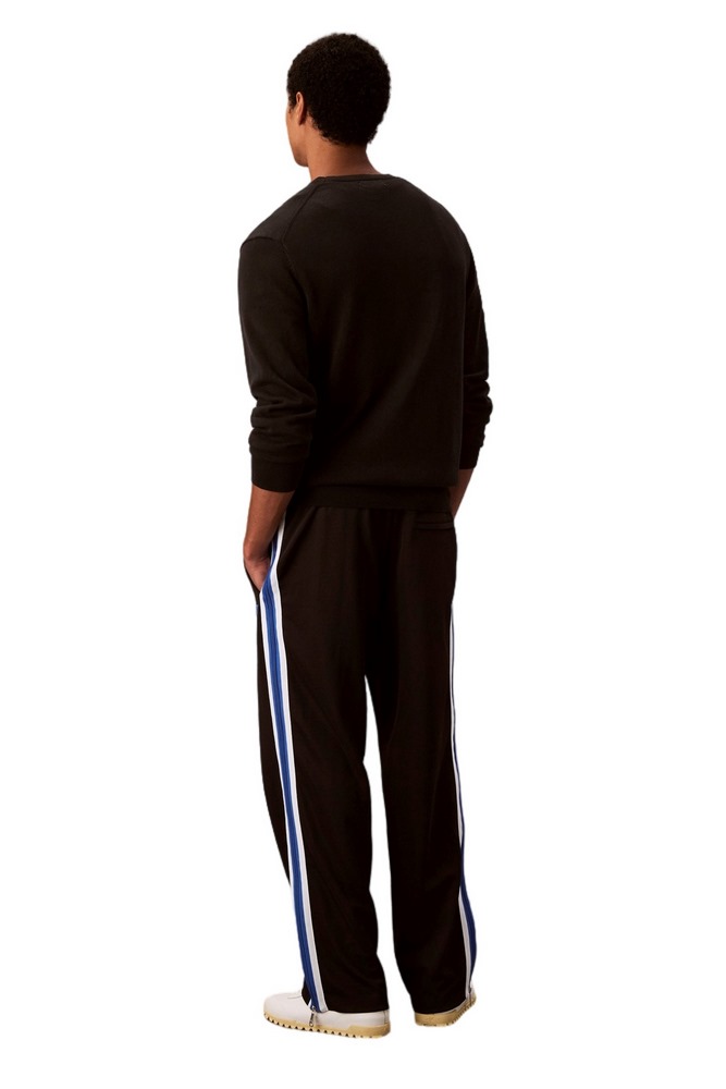 CALVIN KLEIN JEANS STRETCH TWILL TRACK PANT ΦΟΡΜΑ ΠΑΝΤΕΛΟΝΙ ΑΝΔΡΙΚΟ BLACK