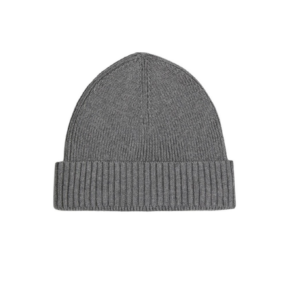 TOMMY HILFIGER FLAG PIMA COTTON BEANIE ΣΚΟΥΦΟΣ ΑΝΔΡΙΚΟΣ GREY