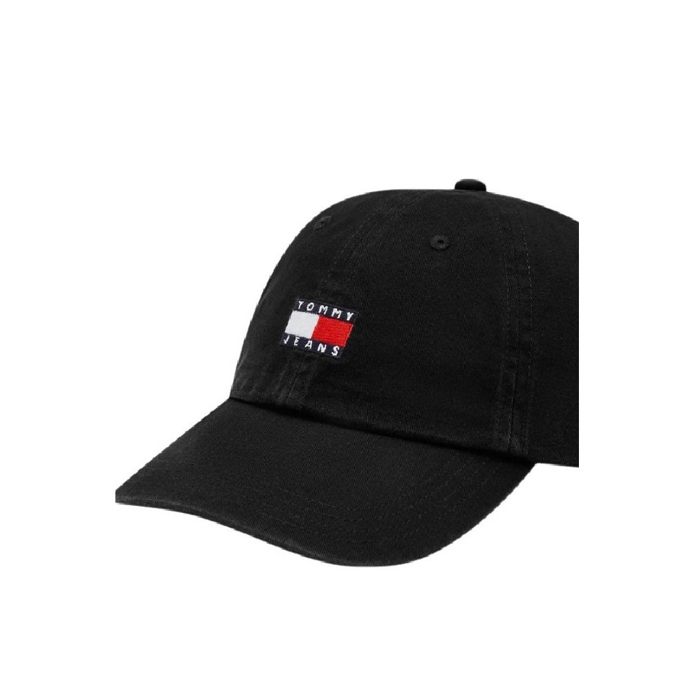 TOMMY JEANS HERITAGE CAP ΚΑΠΕΛΟ ΑΝΔΡΙΚΟ BLACK