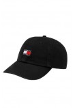 TOMMY JEANS HERITAGE CAP ΚΑΠΕΛΟ ΑΝΔΡΙΚΟ BLACK