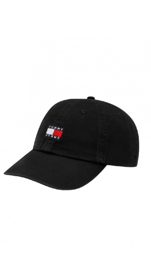 TOMMY JEANS HERITAGE CAP ΚΑΠΕΛΟ ΑΝΔΡΙΚΟ BLACK