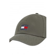TOMMY JEANS HERITAGE CAP ΚΑΠΕΛΟ ΑΝΔΡΙΚΟ KHAKI