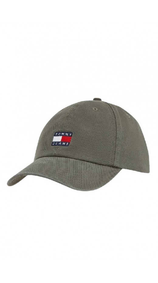 TOMMY JEANS HERITAGE CAP ΚΑΠΕΛΟ ΑΝΔΡΙΚΟ KHAKI