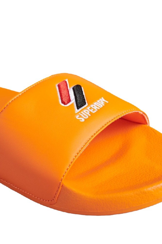 ΠΑΝΤΟΦΛΑ  SDCD CODE ESSENTIAL POOL SLIDE ΓΥΝΑΙΚΕΙΑ SUPERDRY ORANGE