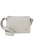 CALVIN KLEIN JEANS SCULPTED CAMERA POUCH21 MONO ΤΣΑΝΤΑ ΓΥΝΑΙΚΕΙΑ ECRU