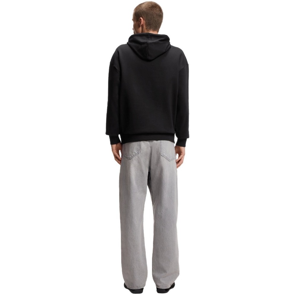 HUGO BOSS SWEATSHIRT NALONSO ΦΟΥΤΕΡ ΜΠΛΟΥΖΑ ΑΝΔΡΙΚΗ BLACK