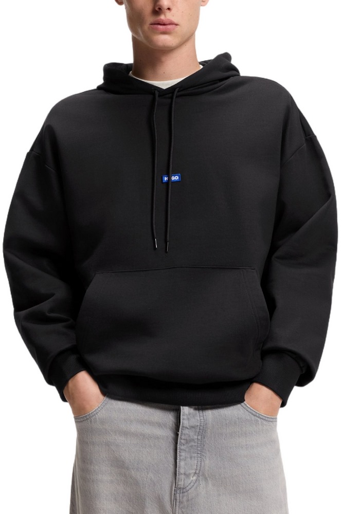 HUGO BOSS SWEATSHIRT NALONSO ΦΟΥΤΕΡ ΜΠΛΟΥΖΑ ΑΝΔΡΙΚΗ BLACK