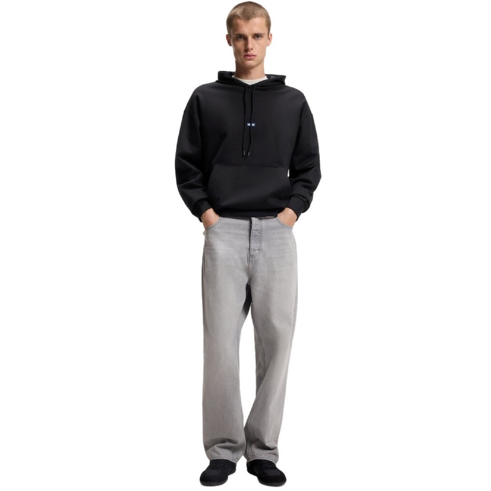 HUGO BOSS SWEATSHIRT NALONSO ΦΟΥΤΕΡ ΜΠΛΟΥΖΑ ΑΝΔΡΙΚΗ BLACK