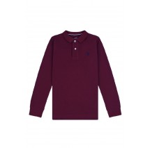 U.S.POLO ASSN MUST ΜΠΛΟΥΖΑ ΑΝΔΡΙΚΗ AUBERGINE