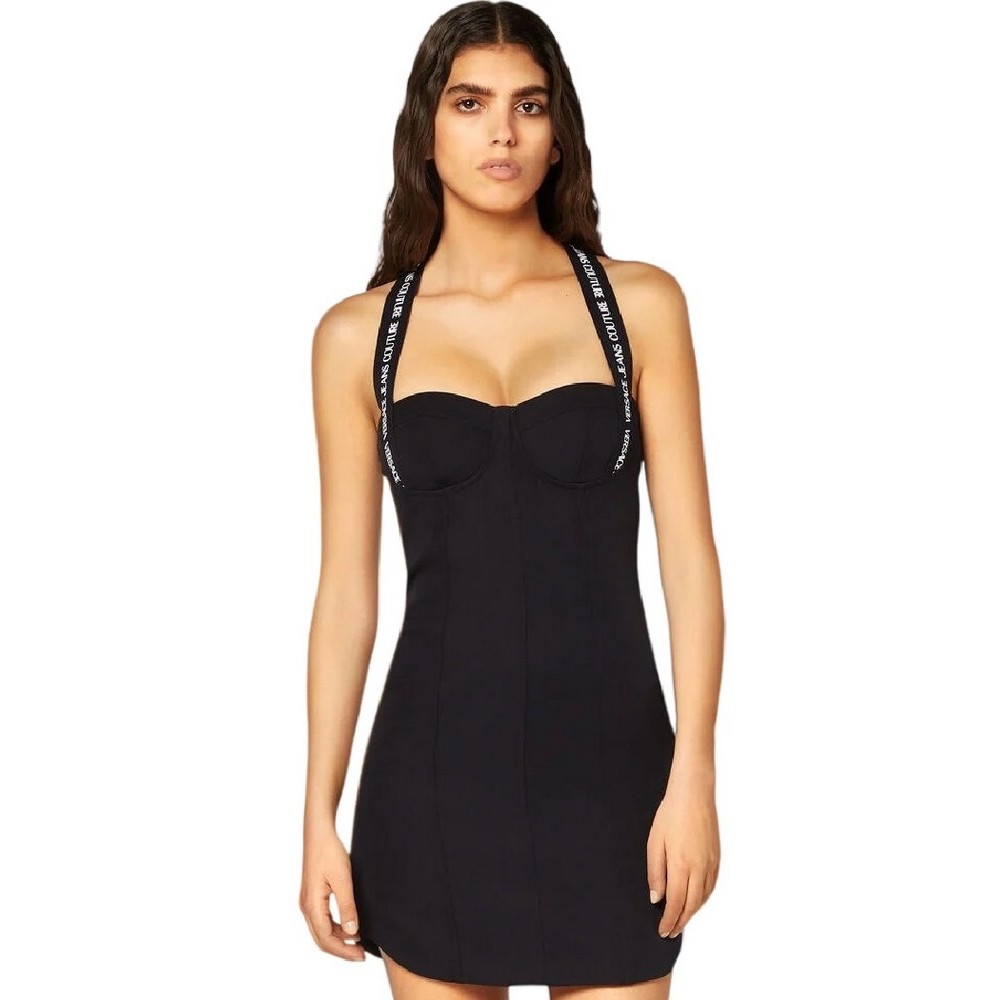 ΦΟΡΕΜΑ CADY BISTRETCH ΓΥΝΑΙΚΕΙΟ VERSACE JEANS COUTURE BLACK