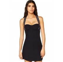 ΦΟΡΕΜΑ CADY BISTRETCH ΓΥΝΑΙΚΕΙΟ VERSACE JEANS COUTURE BLACK