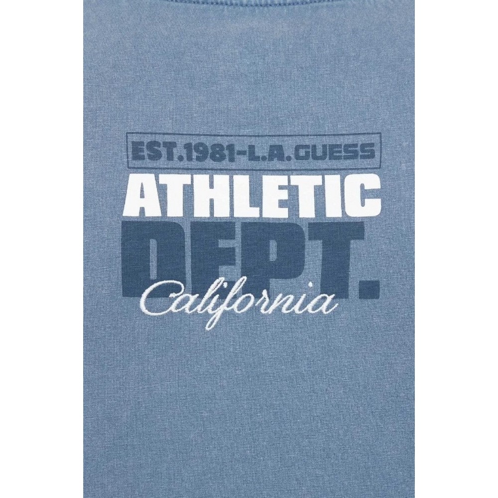 GUESS NAWAT CN T-SHIRT ΜΠΛΟΥΖΑ ΑΝΔΡΙΚΗ CIEL