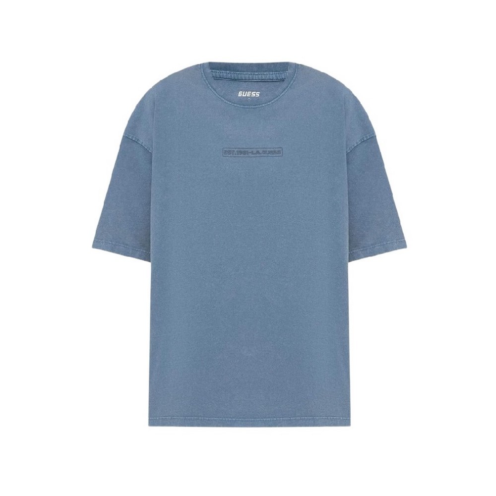GUESS NAWAT CN T-SHIRT ΜΠΛΟΥΖΑ ΑΝΔΡΙΚΗ CIEL