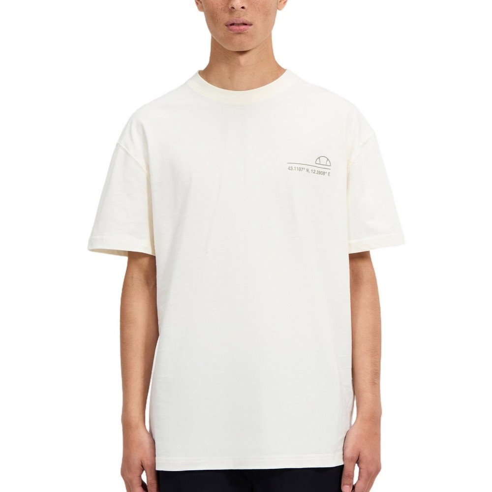 ELLESSE DESTINATION PARETE TEE T-SHIRT ΜΠΛΟΥΖΑ ΑΝΔΡΙΚΗ OFF WHITE
