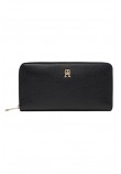 TOMMY HILFIGER ICON LRG ZA ΠΟΡΤΟΦΟΛΙ ΓΥΝΑΙΚΕΙΟ BLACK