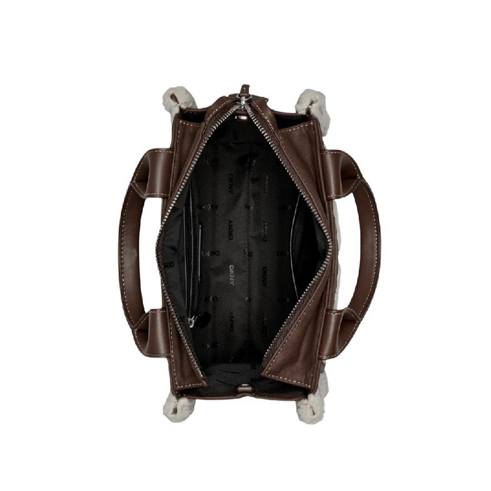 DKNY HADLEE SM TOTE HANDBAG ΤΣΑΝΤΑ ΓΥΝΑΙΚΕΙΑ BROWN