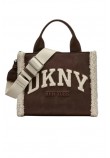 DKNY HADLEE SM TOTE HANDBAG ΤΣΑΝΤΑ ΓΥΝΑΙΚΕΙΑ BROWN