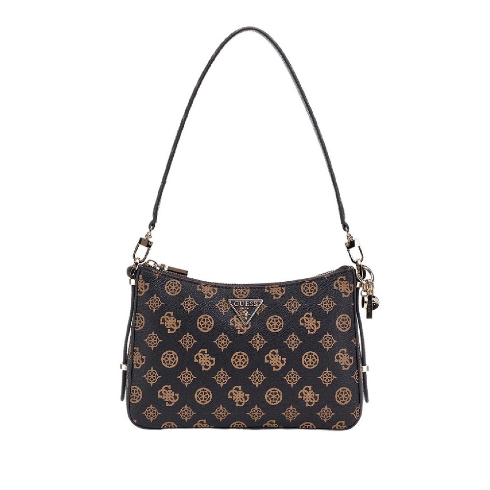 GUESS DARYNA II TOP ZIP SHOULDER BAG ΤΣΑΝΤΑ ΓΥΝΑΙΚΕΙΑ MOCHA