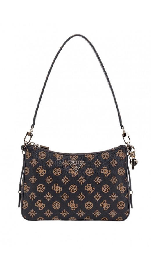 GUESS DARYNA II TOP ZIP SHOULDER BAG ΤΣΑΝΤΑ ΓΥΝΑΙΚΕΙΑ MOCHA