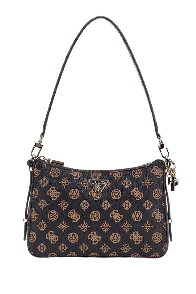 GUESS DARYNA II TOP ZIP SHOULDER BAG ΤΣΑΝΤΑ ΓΥΝΑΙΚΕΙΑ MOCHA