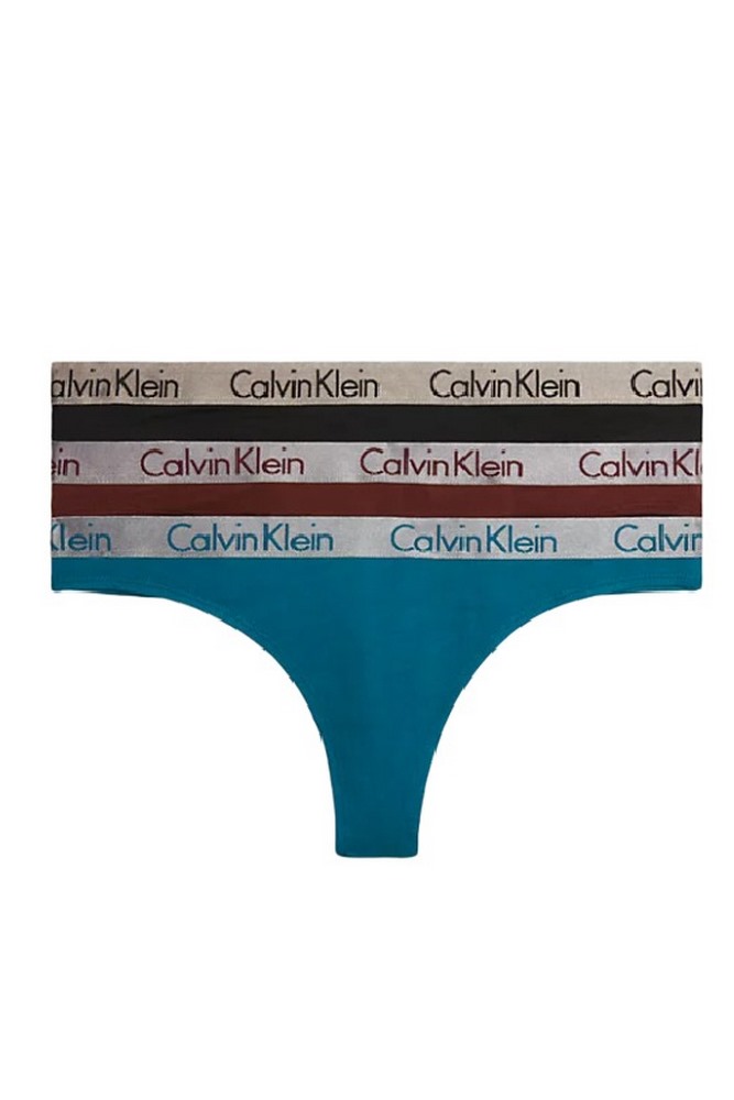 CALVIN KLEIN THONG 3PK ΕΣΩΡΟΥΧΟ ΓΥΝΑΙΚΕΙΟ MULTI