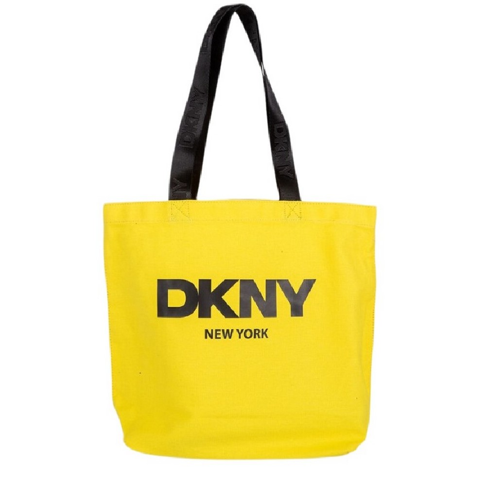 DKNY IZZY TOTE HANDBAG R53AGN37 ΤΣΑΝΤΑ ΓΥΝΑΙΚΕΙΑ YELLOW