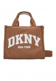 DKNY HANDLEE TOTE HANDBAG R41AOC80 ΤΣΑΝΤΑ ΓΥΝΑΙΚΕΙΑ TAUPE