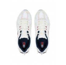 TOMMY JEANS  RUNNER MIX MATERIAL ΠΑΠΟΥΤΣΙ ΑΝΔΡΙΚΟ WHITE