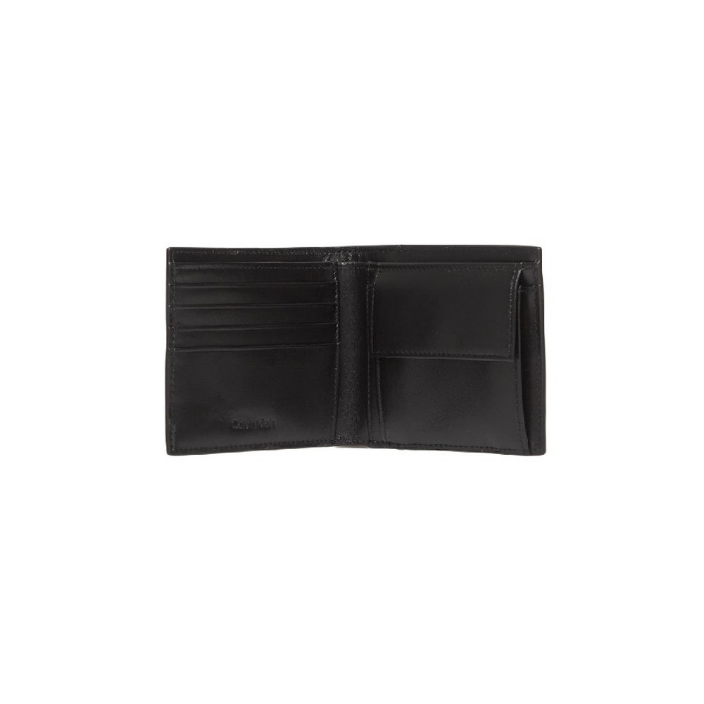 CALVIN KLEIN RAISED EW BILL FOLD COIN ΠΟΡΤΟΦΟΛΙ ΑΝΔΡΙΚΟ BLACK
