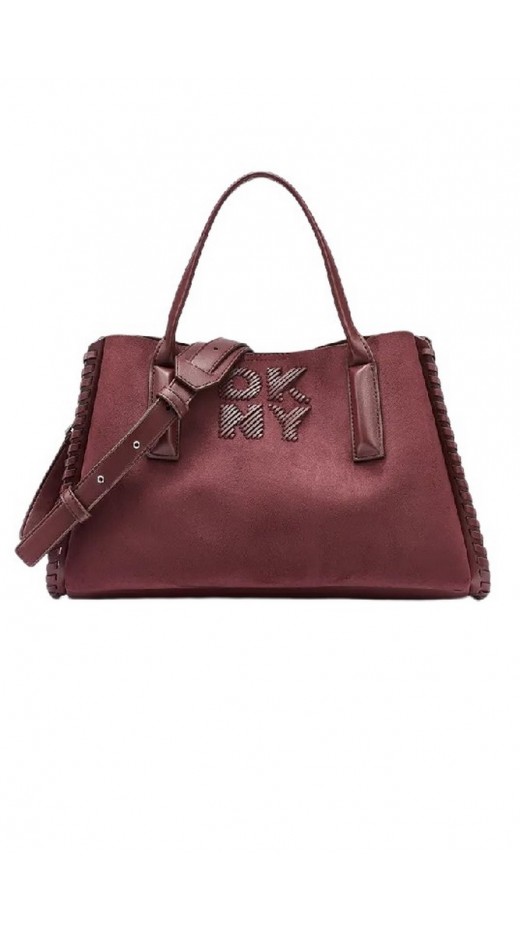 DKNY JOSIE SATCHELS HANDBAG R62DMI98 ΤΣΑΝΤΑ ΓΥΝΑΙΚΕΙΑ BORDEAUX