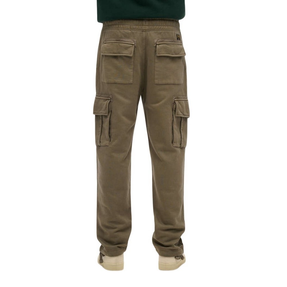 SUPERDRY D2 OVIN CONTRAST STITCH CARGO JOGGER ΠΑΝΤΕΛΟΝΙ ΦΟΡΜΑ ΑΝΔΡΙΚΟ BROWN