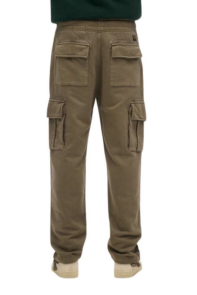 SUPERDRY D2 OVIN CONTRAST STITCH CARGO JOGGER ΠΑΝΤΕΛΟΝΙ ΦΟΡΜΑ ΑΝΔΡΙΚΟ BROWN