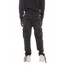 SUPERDRY D2 OVIN CONTRAST STITCH CARGO JOGGER ΠΑΝΤΕΛΟΝΙ ΦΟΡΜΑ ΑΝΔΡΙΚΟ WASHED BLACK