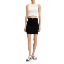 TOMMY JEANS CRP GMD RIB SL POLO ΜΠΛΟΥΖΑ ΓΥΝΑΙΚΕΙΑ WHITE