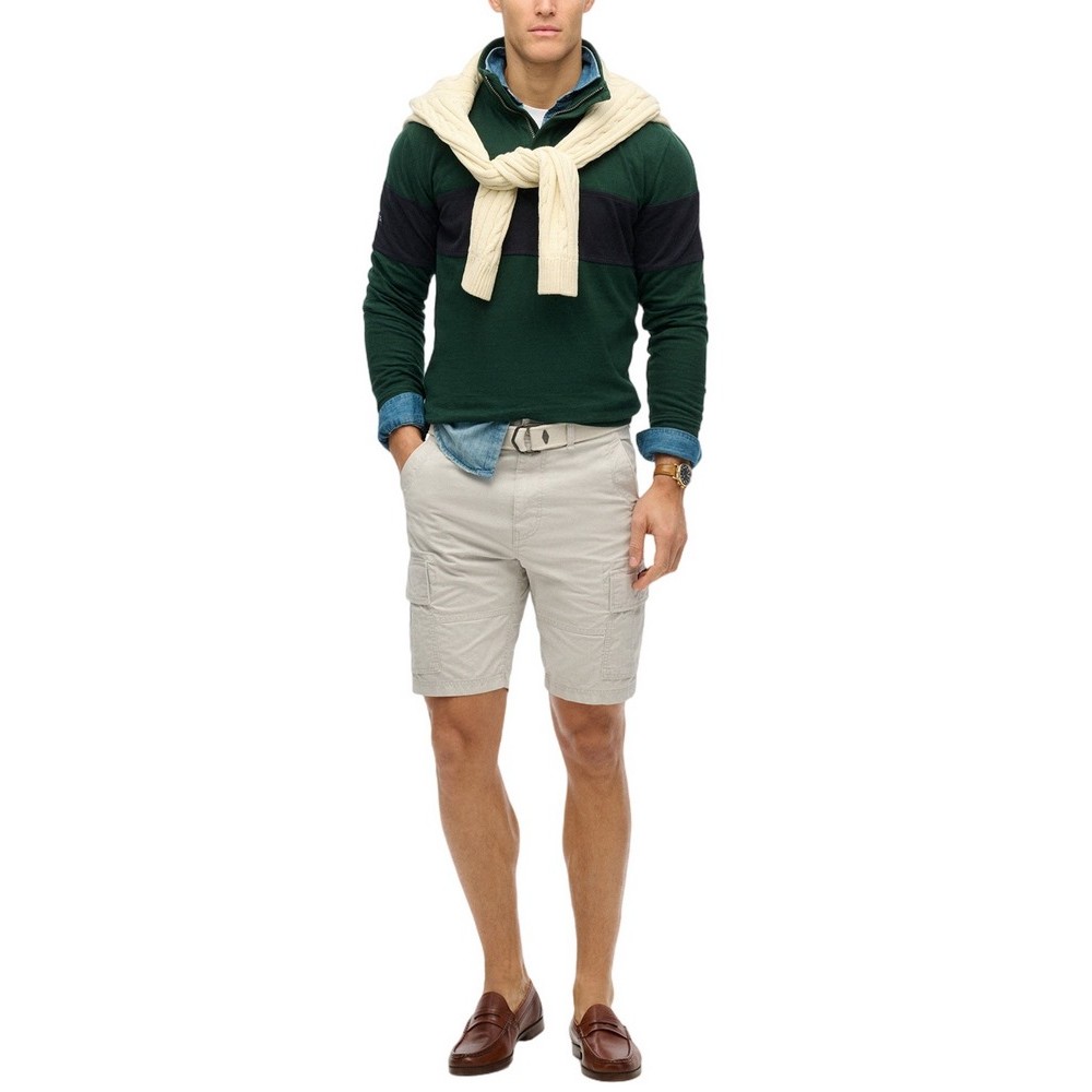 SUPERDRY D1 OVIN HEAVY CARGO SHORT ΒΕΡΜΟΥΔΑ ΑΝΔΡΙΚΗ ICE