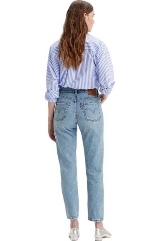 LEVIS 501® CROP LIGHTWEIGHT A87460002 - WORN IN ΠΑΝΤΕΛΟΝΙ ΓΥΝΑΙΚΕΙΟ MED INDIGO