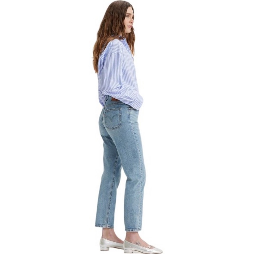 LEVIS 501® CROP LIGHTWEIGHT A87460002 - WORN IN ΠΑΝΤΕΛΟΝΙ ΓΥΝΑΙΚΕΙΟ MED INDIGO