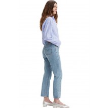 LEVIS 501® CROP LIGHTWEIGHT A87460002 - WORN IN ΠΑΝΤΕΛΟΝΙ ΓΥΝΑΙΚΕΙΟ MED INDIGO