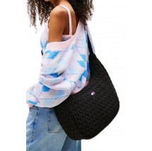 TOMMY JEANS URBAN LARGE QUILTED X-BODY ΤΣΑΝΤΑ ΓΥΝΑΙΚΕΙΑ BLACK