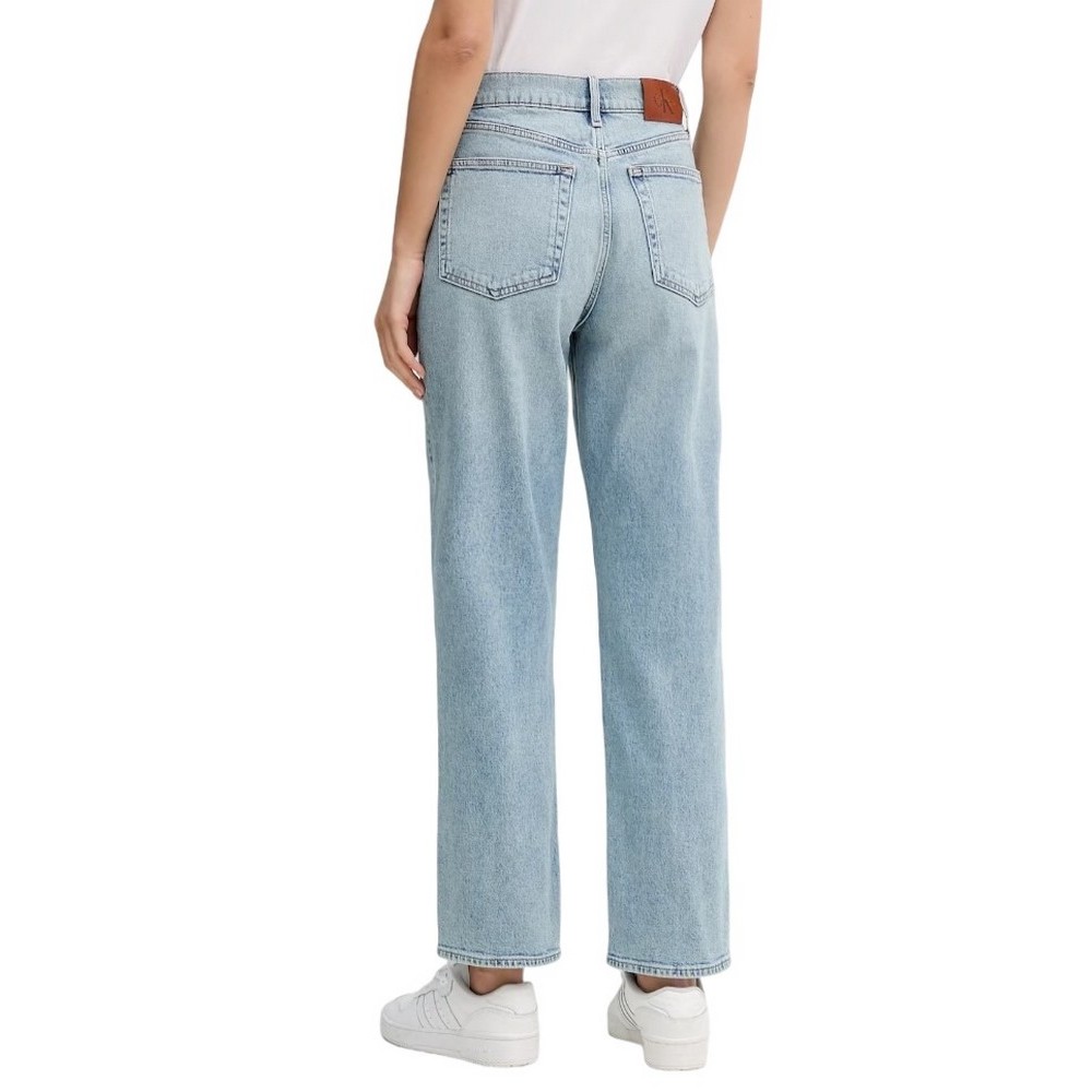 CALVIN KLEIN JEANS HR TAPER JEAN BLUE RODEO ΠΑΝΤΕΛΟΝΙ ΓΥΝΑΙΚΕΙΟ LIGHT DENIM