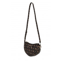 GUESS SILIA CONVERTIBLE SHOULDER BAG ΤΣΑΝΤΑ ΓΥΝΑΙΚΕΙΑ DARK BROWN