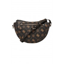 GUESS SILIA CONVERTIBLE SHOULDER BAG ΤΣΑΝΤΑ ΓΥΝΑΙΚΕΙΑ DARK BROWN