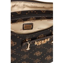 GUESS SILIA CONVERTIBLE SHOULDER BAG ΤΣΑΝΤΑ ΓΥΝΑΙΚΕΙΑ DARK BROWN