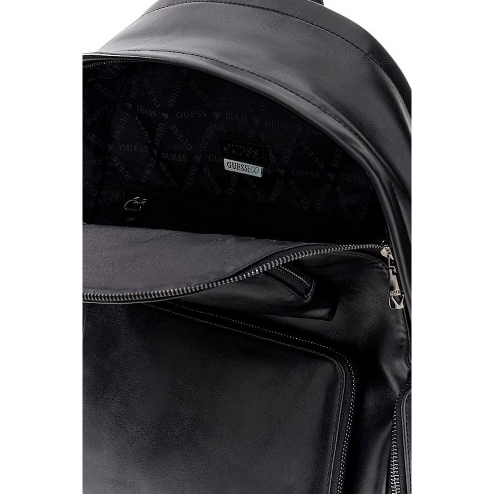 GUESS BOSTON BACKPACK ΤΣΑΝΤΑ ΑΝΔΡΙΚΗ BLACK