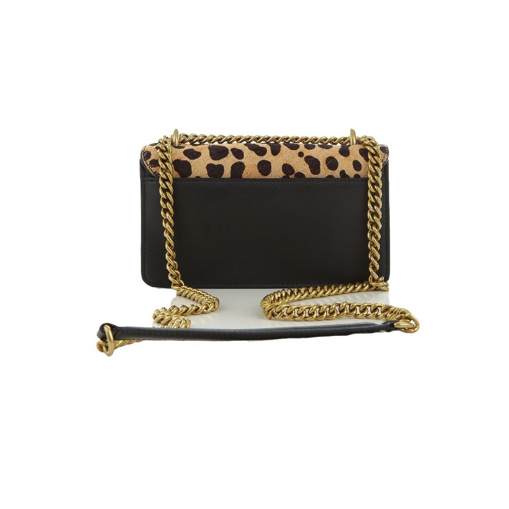 ΤΣΑΝΤΑ RANGE L - LOGO LEATHER ΓΥΝΑΙΚΕΙΑ VERSACE JEANS COUTURE LEOPARD PRINT